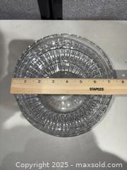 MaxSold Auction: Clear Pressed Glass Candy Dish (Pressed Crystal Style) - Warwick (Rhode Island, USA) SELLER MANAGED Reseller Online Auction - Warwick Avenue