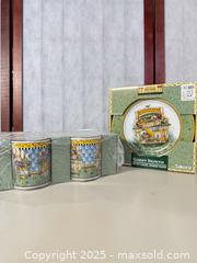 MaxSold Auction: Debbie Mumm Garden Vignette Ceramic Mug & Plate Set (8 pc) - Warwick (Rhode Island, USA) SELLER MANAGED Reseller Online Auction - Warwick Avenue