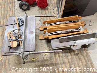 MaxSold Auction: Delta/Milwaukee Woodworking Jointer/Planer Parts Bench-top & Cart - Warwick (Rhode Island, USA) SELLER MANAGED Reseller Online Auction - Warwick Avenue