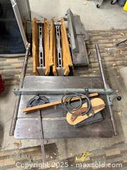 MaxSold Auction: Delta/Milwaukee Woodworking Jointer/Planer Parts Bench-top & Cart - Warwick (Rhode Island, USA) SELLER MANAGED Reseller Online Auction - Warwick Avenue