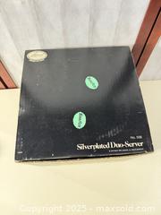 MaxSold Auction: Duo-Server Serving Dish Set with Glass Insert (Boxed) - Warwick (Rhode Island, USA) SELLER MANAGED Reseller Online Auction - Warwick Avenue