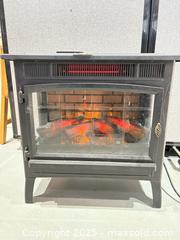 MaxSold Auction: Duraflame Electric Freestanding Stove / Fireplace Heater, Matte Black - Warwick (Rhode Island, USA) SELLER MANAGED Reseller Online Auction - Warwick Avenue