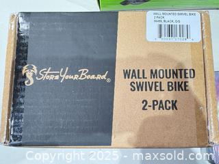 MaxSold Auction: Exercise equipment lot with dumbbells, bands, weights & bicycle wall mount - Warwick (Rhode Island, USA) SELLER MANAGED Reseller Online Auction - Warwick Avenue