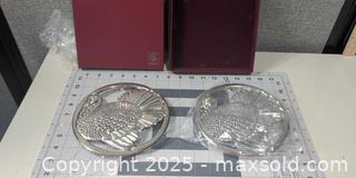 MaxSold Auction: Gorham Silver-Plated Turkey Trivet / Wall Plaque (Set of 2) - Warwick (Rhode Island, USA) SELLER MANAGED Reseller Online Auction - Warwick Avenue