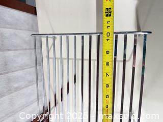 MaxSold Auction: Green Saucepan with Lid, Chrome Shelf Rack & Lemon Plate - Warwick (Rhode Island, USA) SELLER MANAGED Reseller Online Auction - Warwick Avenue