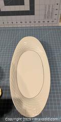 MaxSold Auction: Lenox Porcelain Oval Platter & 3-Section Relish Dish - Warwick (Rhode Island, USA) SELLER MANAGED Reseller Online Auction - Warwick Avenue