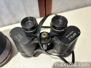 MaxSold Auction: Lot: Lantern, Portable Work Light, Packaged Headlamp & 10x50 Binoculars - Warwick (Rhode Island, USA) SELLER MANAGED Reseller Online Auction - Warwick Avenue