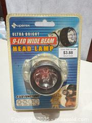 MaxSold Auction: Lot: Lantern, Portable Work Light, Packaged Headlamp & 10x50 Binoculars - Warwick (Rhode Island, USA) SELLER MANAGED Reseller Online Auction - Warwick Avenue