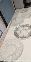 MaxSold Auction: Lot of 5 Assorted Vintage Glass Serving & Decorative Plates - Warwick (Rhode Island, USA) SELLER MANAGED Reseller Online Auction - Warwick Avenue