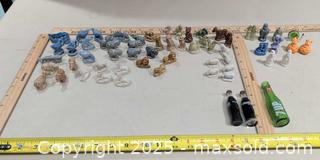 MaxSold Auction: Lot of Small Glazed Ceramic/Porcelain Miniatures and Soda Bottles - Warwick (Rhode Island, USA) SELLER MANAGED Reseller Online Auction - Warwick Avenue