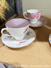 MaxSold Auction: Lot of Vintage Porcelain Teacups and Saucers - Warwick (Rhode Island, USA) SELLER MANAGED Reseller Online Auction - Warwick Avenue