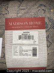 MaxSold Auction: Madison Home MAD600C-8 8' x 10' White/Marine Polypropylene Rug - Warwick (Rhode Island, USA) SELLER MANAGED Reseller Online Auction - Warwick Avenue