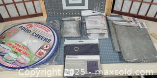 MaxSold Auction: Mixed Household Organizers & Kitchen Food Covers, ~6-Piece Lot - Warwick (Rhode Island, USA) SELLER MANAGED Reseller Online Auction - Warwick Avenue