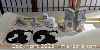 MaxSold Auction: Mixed Lot of Ceramic/Porcelain Cat & Animal Figurines (7 pcs) - Warwick (Rhode Island, USA) SELLER MANAGED Reseller Online Auction - Warwick Avenue
