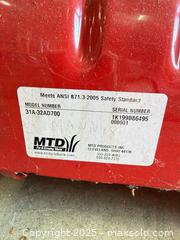 MaxSold Auction: MTD Gas Snow Blower 31A-32AD700 22 in Clearing Width - Warwick (Rhode Island, USA) SELLER MANAGED Reseller Online Auction - Warwick Avenue