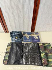 MaxSold Auction: Navy Cover with Officer Insignia, 2 Math Books & Hanging Organizer - Warwick (Rhode Island, USA) SELLER MANAGED Reseller Online Auction - Warwick Avenue