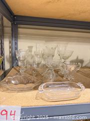 MaxSold Auction: Princess House Assorted Vintage Pressed & Etched Glassware (12 pc) - Warwick (Rhode Island, USA) SELLER MANAGED Reseller Online Auction - Warwick Avenue