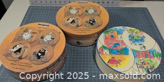 MaxSold Auction: Sakura / CB Stoneware Salad Dessert Plates Set (12 Plates, 3 Boxes) - Warwick (Rhode Island, USA) SELLER MANAGED Reseller Online Auction - Warwick Avenue