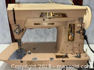 MaxSold Auction: Singer 403A Slant Needle Electric Sewing Machine (Table-Top) - Warwick (Rhode Island, USA) SELLER MANAGED Reseller Online Auction - Warwick Avenue