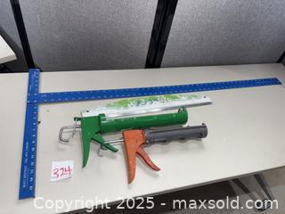 MaxSold Auction: T-Square, Manual Caulking/Sealant Tool, Paint Guide - Warwick (Rhode Island, USA) SELLER MANAGED Reseller Online Auction - Warwick Avenue
