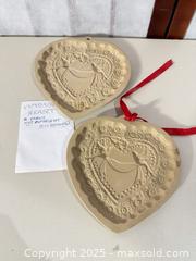 MaxSold Auction: Vintage Brown Bag Unglazed Ceramic Press Cookie Molds Lot of 10 - Warwick (Rhode Island, USA) SELLER MANAGED Reseller Online Auction - Warwick Avenue