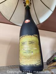 MaxSold Auction: Vintage Meister’s Bottle Table Lamp - Warwick (Rhode Island, USA) SELLER MANAGED Reseller Online Auction - Warwick Avenue