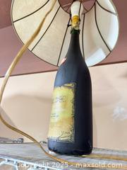 MaxSold Auction: Vintage Meister’s Bottle Table Lamp - Warwick (Rhode Island, USA) SELLER MANAGED Reseller Online Auction - Warwick Avenue