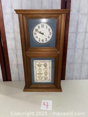MaxSold Auction: Vintage Noel Wood Craft mantel clock - Warwick (Rhode Island, USA) SELLER MANAGED Reseller Online Auction - Warwick Avenue