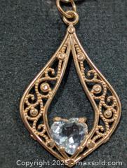 MaxSold Auction: 10K(0.91g)Blue Topaz(0.90ct) Pendant  - Toronto (Ontario, Canada) PARTNER MANAGED Downsizing Online Auction - Queen Street East