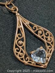 MaxSold Auction: 10K(0.91g)Blue Topaz(0.90ct) Pendant  - Toronto (Ontario, Canada) PARTNER MANAGED Downsizing Online Auction - Queen Street East