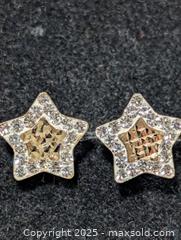 MaxSold Auction: 10K(0.97g)CZ Earring  - Toronto (Ontario, Canada) PARTNER MANAGED Downsizing Online Auction - Queen Street East