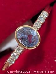 MaxSold Auction: 10K(1.32g)Sapphire(0.60ct)LabDia(0.06ct) - Toronto (Ontario, Canada) PARTNER MANAGED Downsizing Online Auction - Queen Street East