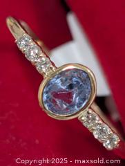 MaxSold Auction: 10K(1.32g)Sapphire(0.60ct)LabDia(0.06ct) - Toronto (Ontario, Canada) PARTNER MANAGED Downsizing Online Auction - Queen Street East