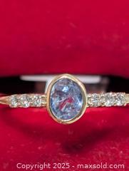 MaxSold Auction: 10K(1.32g)Sapphire(0.60ct)LabDia(0.06ct) - Toronto (Ontario, Canada) PARTNER MANAGED Downsizing Online Auction - Queen Street East