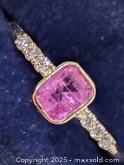 MaxSold Auction: 10K(1.38g)Pink Sapphire(0.95)&LabDia.05 - Toronto (Ontario, Canada) PARTNER MANAGED Downsizing Online Auction - Queen Street East