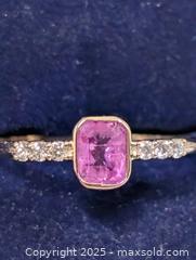 MaxSold Auction: 10K(1.38g)Pink Sapphire(0.95)&LabDia.05 - Toronto (Ontario, Canada) PARTNER MANAGED Downsizing Online Auction - Queen Street East