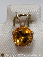 MaxSold Auction: 14K Citrine Pendant  - Toronto (Ontario, Canada) PARTNER MANAGED Downsizing Online Auction - Queen Street East