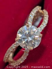MaxSold Auction: Certified 10K(1.96g) Moissanite(1.75ct) - Toronto (Ontario, Canada) PARTNER MANAGED Downsizing Online Auction - Queen Street East