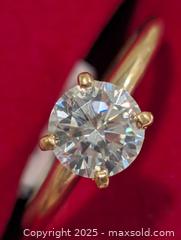 MaxSold Auction: Certified 10K(2.25g) Moissanite(1ct)Ring - Toronto (Ontario, Canada) PARTNER MANAGED Downsizing Online Auction - Queen Street East