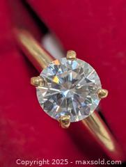 MaxSold Auction: Certified 10K(2.25g) Moissanite(1ct)Ring - Toronto (Ontario, Canada) PARTNER MANAGED Downsizing Online Auction - Queen Street East