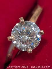 MaxSold Auction: Certified 10K(2g)Moissanite(1.20ct)Ring - Toronto (Ontario, Canada) PARTNER MANAGED Downsizing Online Auction - Queen Street East