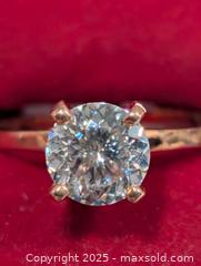 MaxSold Auction: Certified 10K(2g)Moissanite(1.20ct)Ring - Toronto (Ontario, Canada) PARTNER MANAGED Downsizing Online Auction - Queen Street East