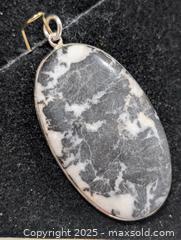 MaxSold Auction: Silver(10.85g)zebra jasper Pendant  - Toronto (Ontario, Canada) PARTNER MANAGED Downsizing Online Auction - Queen Street East