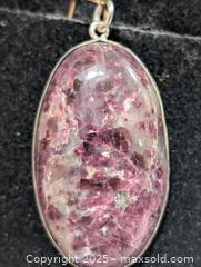 MaxSold Auction: Silver(11.01g)natural purple lepidolite  - Toronto (Ontario, Canada) PARTNER MANAGED Downsizing Online Auction - Queen Street East