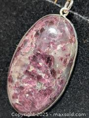 MaxSold Auction: Silver(11.01g)natural purple lepidolite  - Toronto (Ontario, Canada) PARTNER MANAGED Downsizing Online Auction - Queen Street East