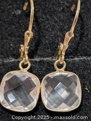 MaxSold Auction: Silver(2.02g)Rose Quartz Earring  - Toronto (Ontario, Canada) PARTNER MANAGED Downsizing Online Auction - Queen Street East