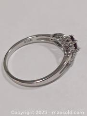 MaxSold Auction: Silver(2.07g)Ruby Ring,size 9  - Toronto (Ontario, Canada) PARTNER MANAGED Downsizing Online Auction - Queen Street East