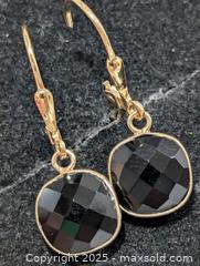 MaxSold Auction: Silver(2.12g)Black Onyx Earring  - Toronto (Ontario, Canada) PARTNER MANAGED Downsizing Online Auction - Queen Street East