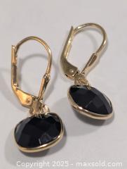 MaxSold Auction: Silver(2.12g)Black Onyx Earring  - Toronto (Ontario, Canada) PARTNER MANAGED Downsizing Online Auction - Queen Street East