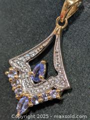 MaxSold Auction: Silver(2.13g) Tanzanite Pendant  - Toronto (Ontario, Canada) PARTNER MANAGED Downsizing Online Auction - Queen Street East